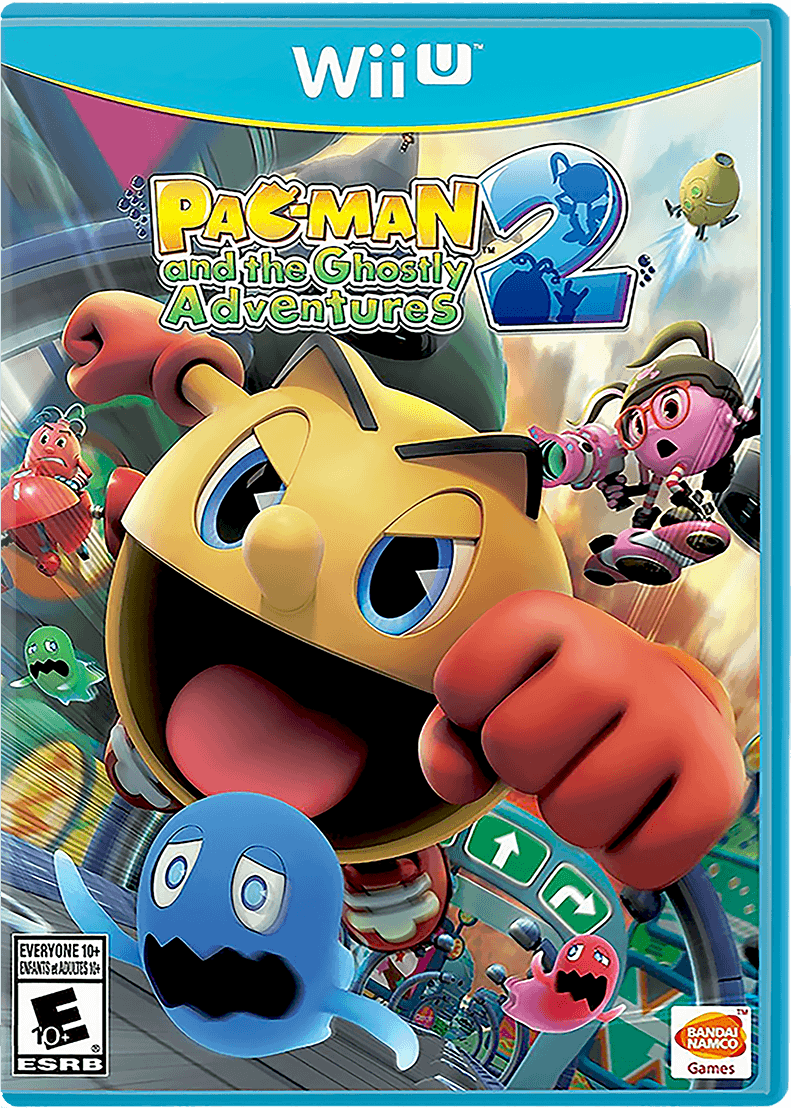 Pac-Man and the Ghostly Adventures 2 box art for Wii U